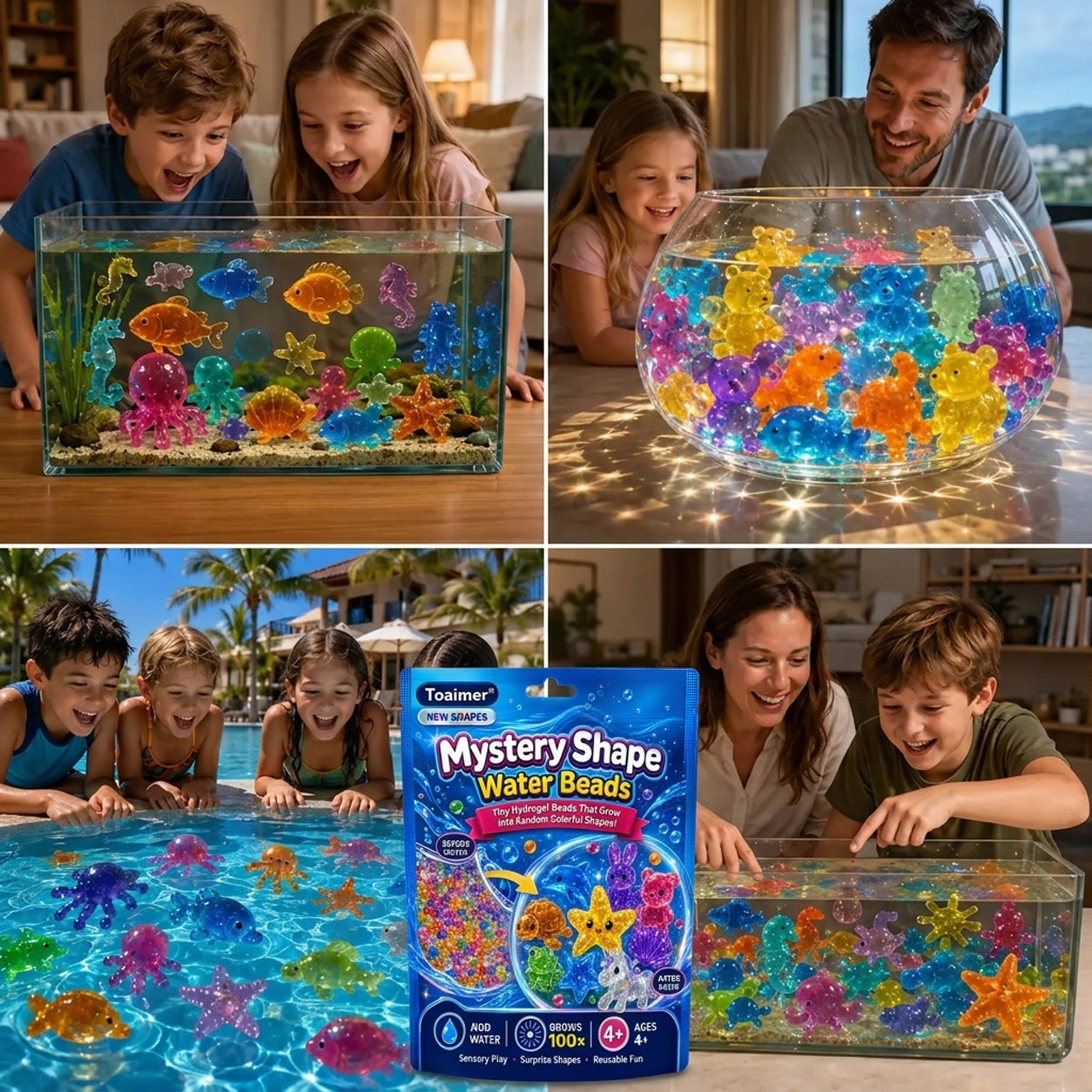 š ToaimerĀ® Magic Mystery Water Beads ā Hidden Shapes Reveal a Surprise World