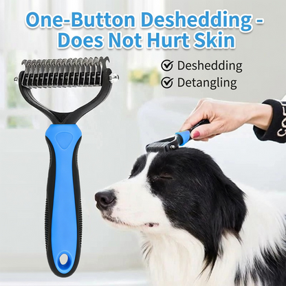 70% OFF | Billhol® Double-Sided Pet Grooming Comb – Gentle Detangling & Shedding Tool for Dogs & Cats