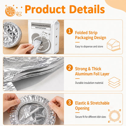 Reusable covers for kitchen storage