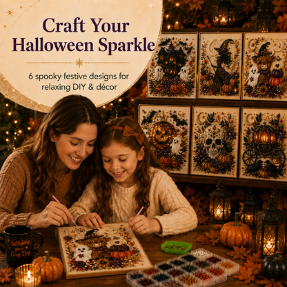 🔥 Last Day: 49% Off – SVOZK®👻✨ Halloween Bead Art DIY Kit – Turn tiny beads into cute yet spooky magic