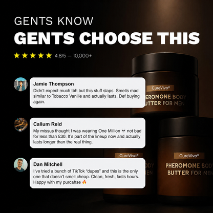 💘 2️⃣Limited-Time Offer: Save Up to 50% 🔥CureVivo®Pheromone Body Butter For Men