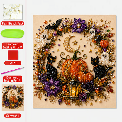 🔥 Last Day: 49% Off – SVOZK®👻✨ Halloween Bead Art DIY Kit – Turn tiny beads into cute yet spooky magic