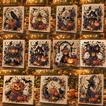 🔥 Last Day: 49% Off – SVOZK®👻✨ Halloween Bead Art DIY Kit – Turn tiny beads into cute yet spooky magic